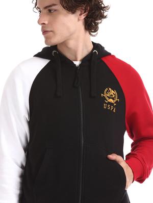 black color block sweatshirt - 17729026 - Standard Image - 6