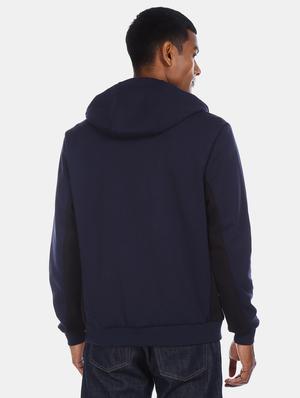 navy blue printed sweatshirt - 17729055 - Standard Image - 3