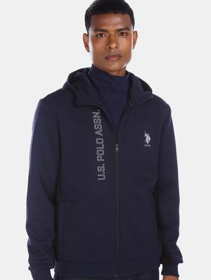 navy blue printed sweatshirt - 17729055 - Standard Image - 5