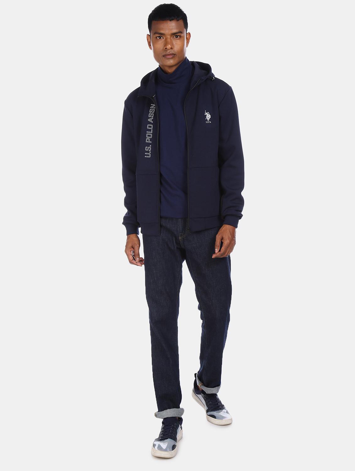 navy blue printed sweatshirt - 17729055 - Zoom Image - 4