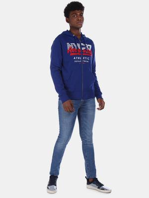 blue printed sweatshirt - 17729086 - Standard Image - 4
