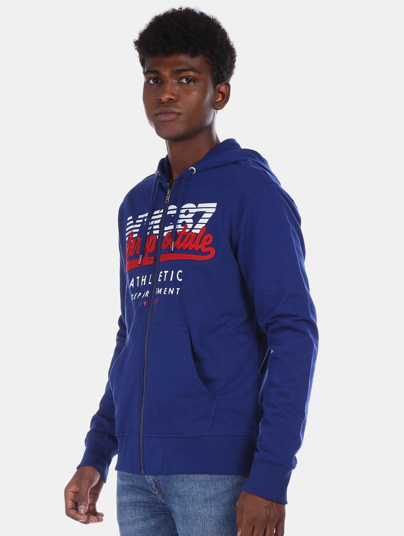blue printed sweatshirt - 17729086 - Zoom Image - 1