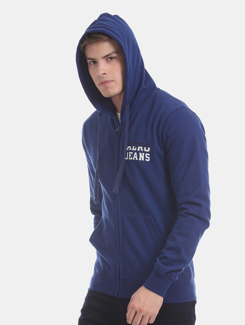 blue printed sweatshirt - 17729109 - Zoom Image - 3