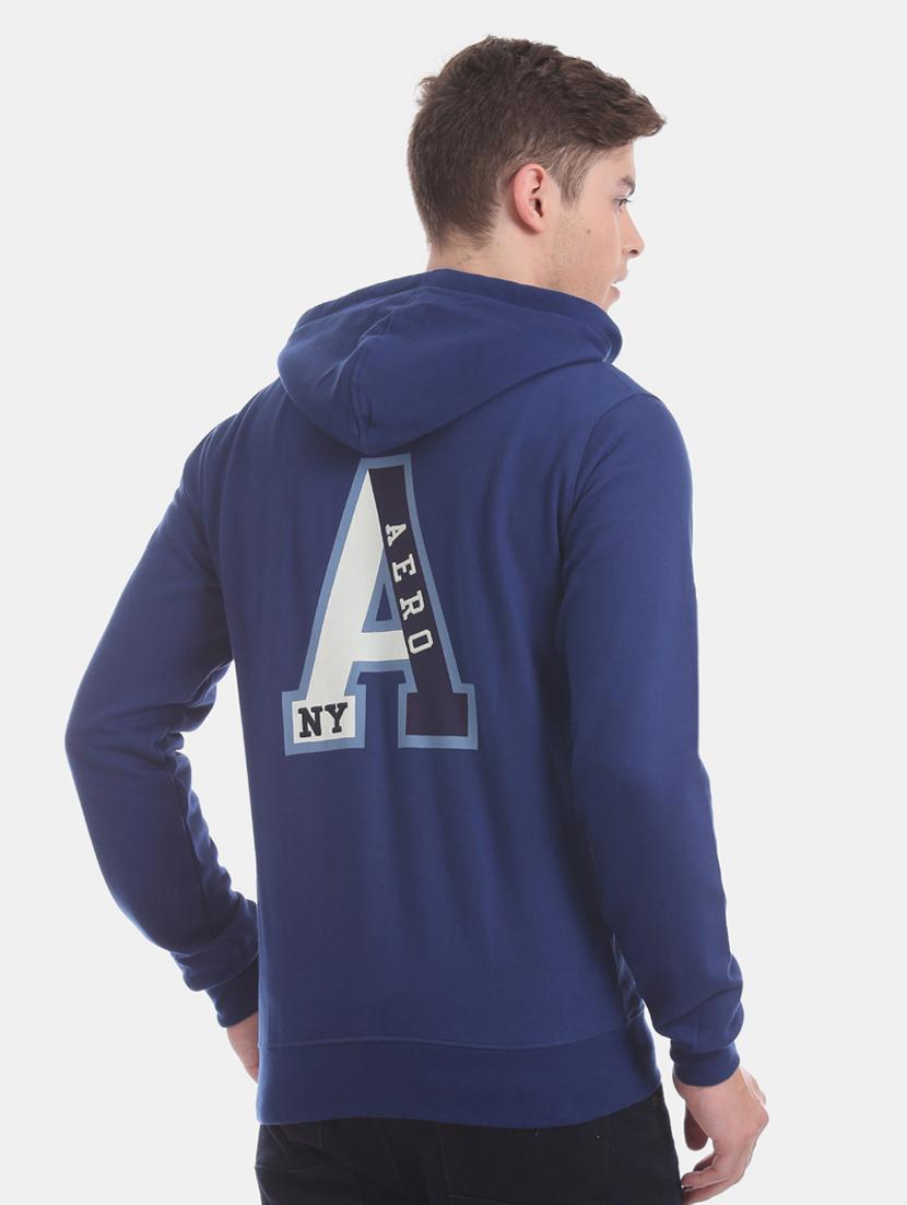 blue printed sweatshirt - 17729109 - Zoom Image - 4