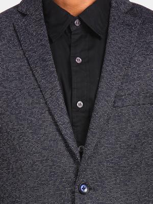 navy blue single breasted casual blazer - 17729520 - Standard Image - 5