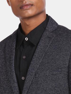 navy blue single breasted casual blazer - 17729520 - Standard Image - 6