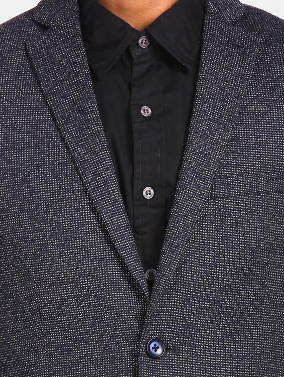 navy blue single breasted casual blazer - 17729520 - Zoom Image - 5