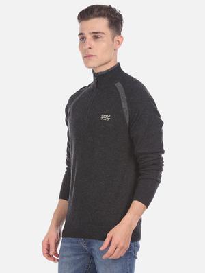 black solid pullover - 17729975 - Standard Image - 2