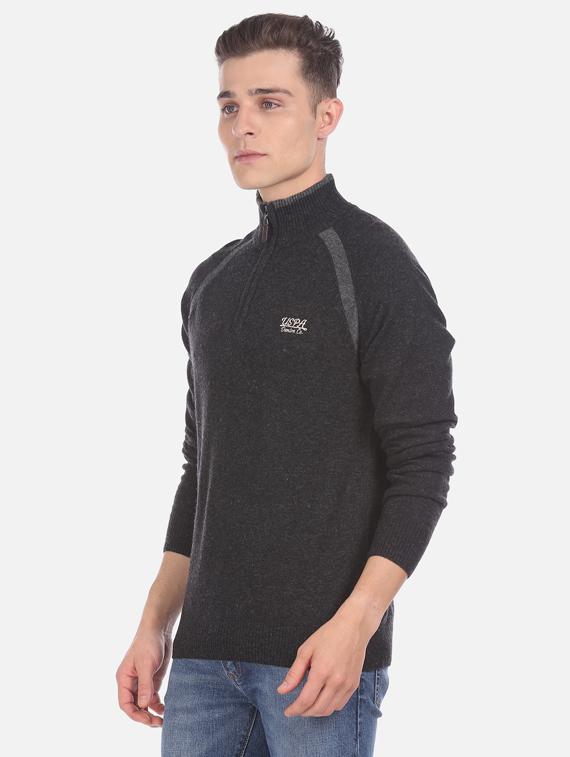 black solid pullover - 17729975 - Zoom Image - 2