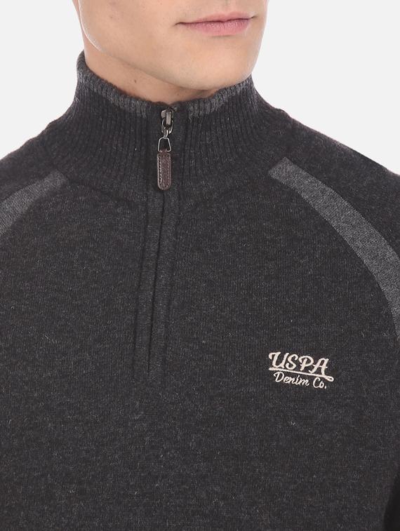 black solid pullover - 17729975 - Zoom Image - 5