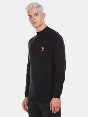 black solid pullover - 17730061 - Standard Image - 2