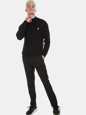 black solid pullover - 17730061 - Standard Image - 4