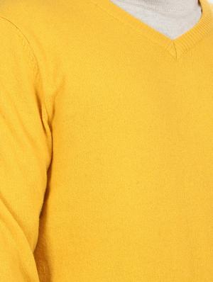 yellow solid pullover - 17730066 - Standard Image - 5