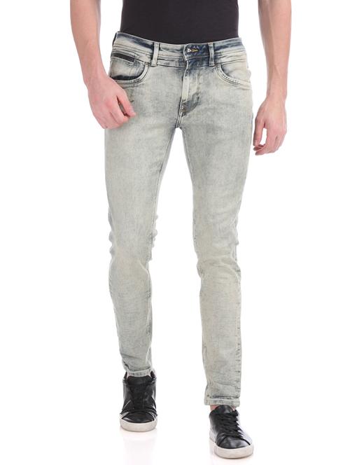 grey heavy washed jeans - 17731765 - Standard Image - 1