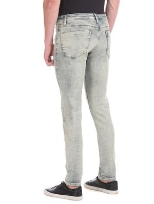 grey heavy washed jeans - 17731765 - Standard Image - 3