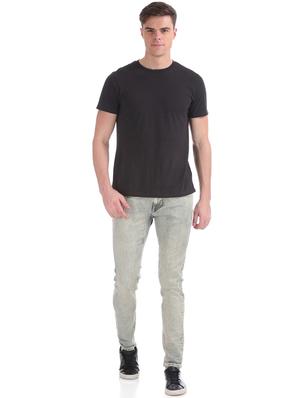 grey heavy washed jeans - 17731765 - Standard Image - 4