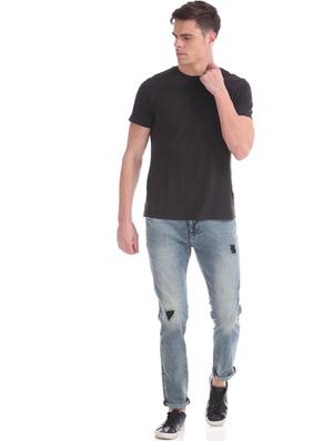 blue washed distressed jean - 17731767 - Standard Image - 4