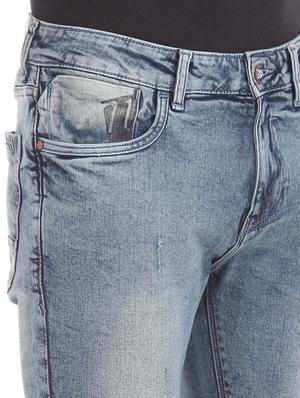 blue washed distressed jean - 17731767 - Standard Image - 5