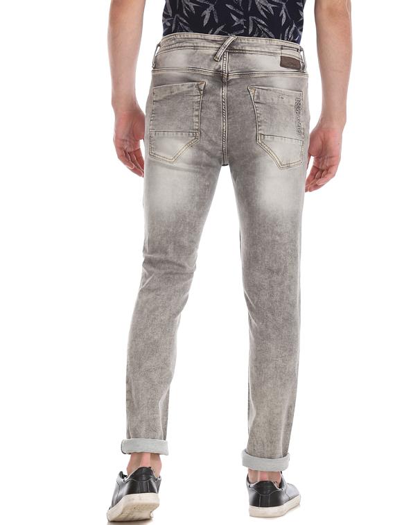 grey heavy washed denim jeans - 17731776 - Zoom Image - 3