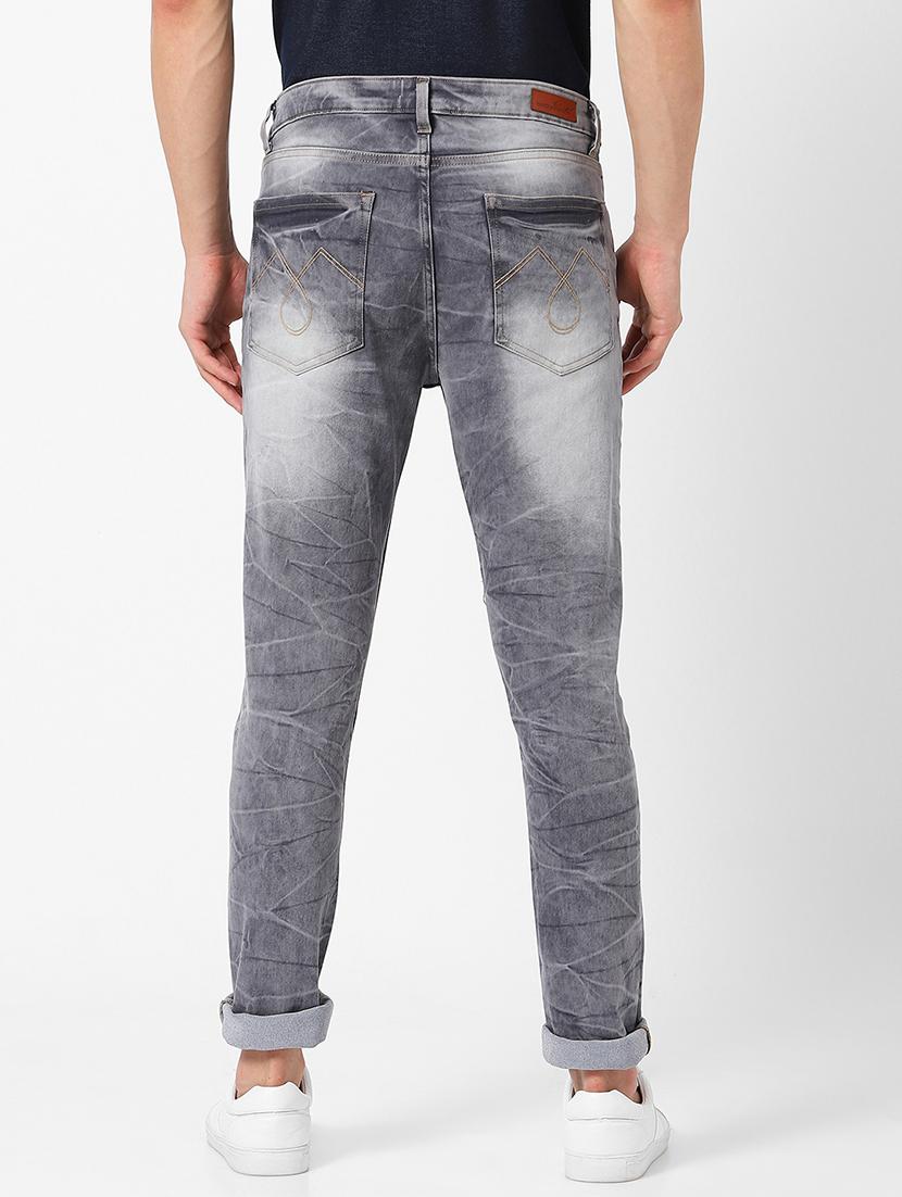 grey heavy washed denim jeans - 17732155 - Zoom Image - 3