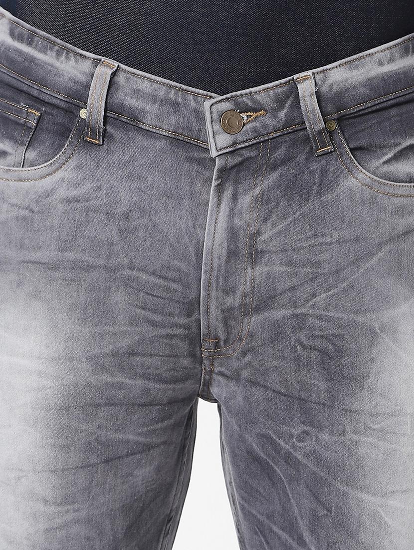 grey heavy washed denim jeans - 17732155 - Zoom Image - 5