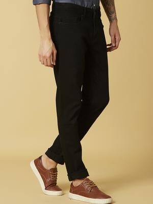 black plain denim jeans - 17732169 - Standard Image - 3