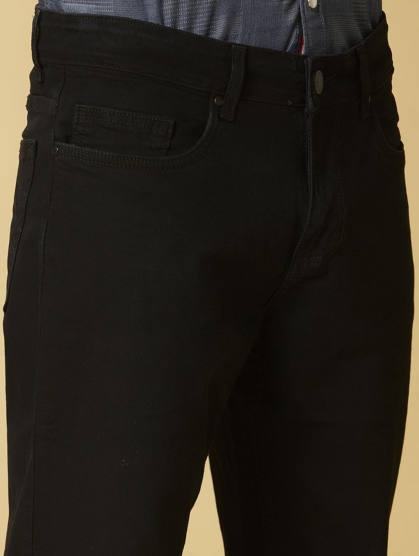 black plain denim jeans - 17732169 - Zoom Image - 6