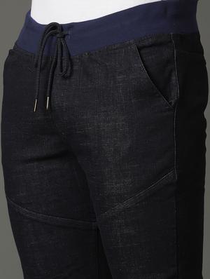dark blue plain denim jeans - 17732170 - Standard Image - 6