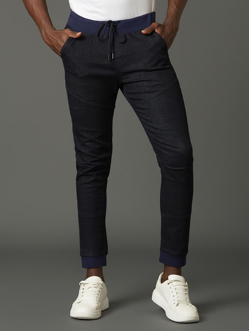 dark blue plain denim jeans - 17732170 - Zoom Image - 1