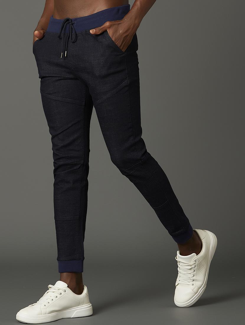 dark blue plain denim jeans - 17732170 - Zoom Image - 2
