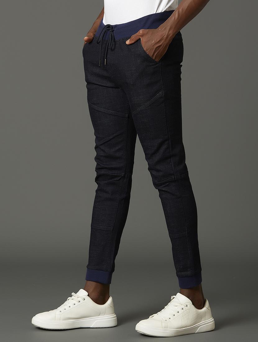 dark blue plain denim jeans - 17732170 - Zoom Image - 4