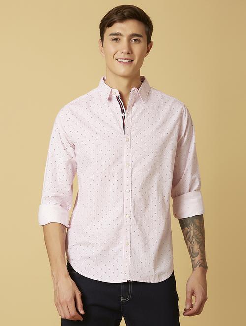 pink printed casual shirt - 17732246 - Standard Image - 1