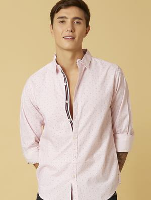 pink printed casual shirt - 17732246 - Standard Image - 4