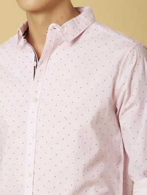 pink printed casual shirt - 17732246 - Standard Image - 6