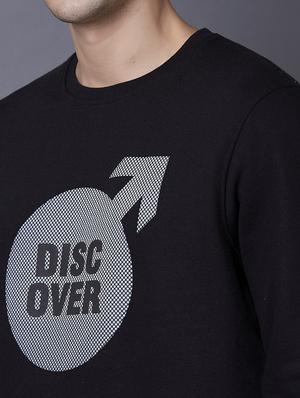 black printed sweatshirt - 17732274 - Standard Image - 5