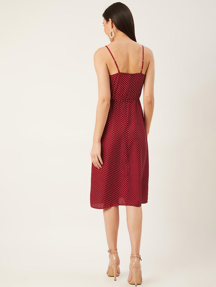 ruffle detail polka dot dress - 17732309 - Zoom Image - 3
