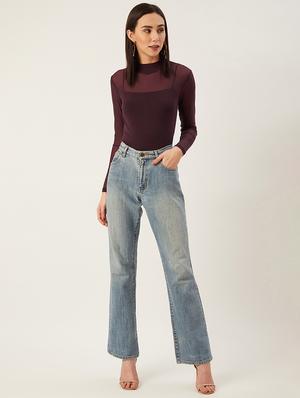 mock neck solid top - 17732329 - Standard Image - 4