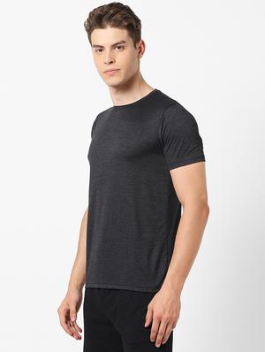 black solid t-shirt - 17732399 - Standard Image - 2