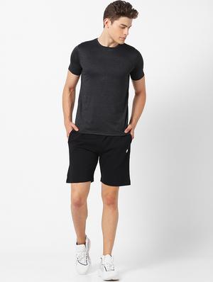 black solid t-shirt - 17732399 - Standard Image - 4