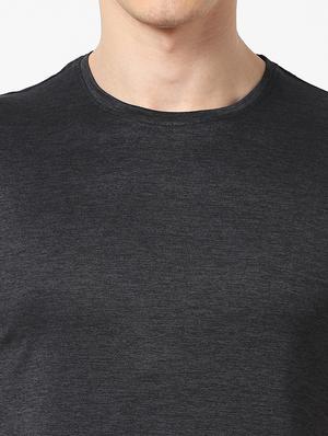 black solid t-shirt - 17732399 - Standard Image - 5