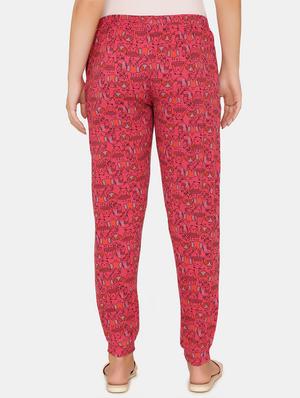 drawstring waist printed pajama - 17732650 - Standard Image - 3
