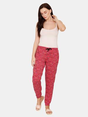 drawstring waist printed pajama - 17732650 - Standard Image - 4