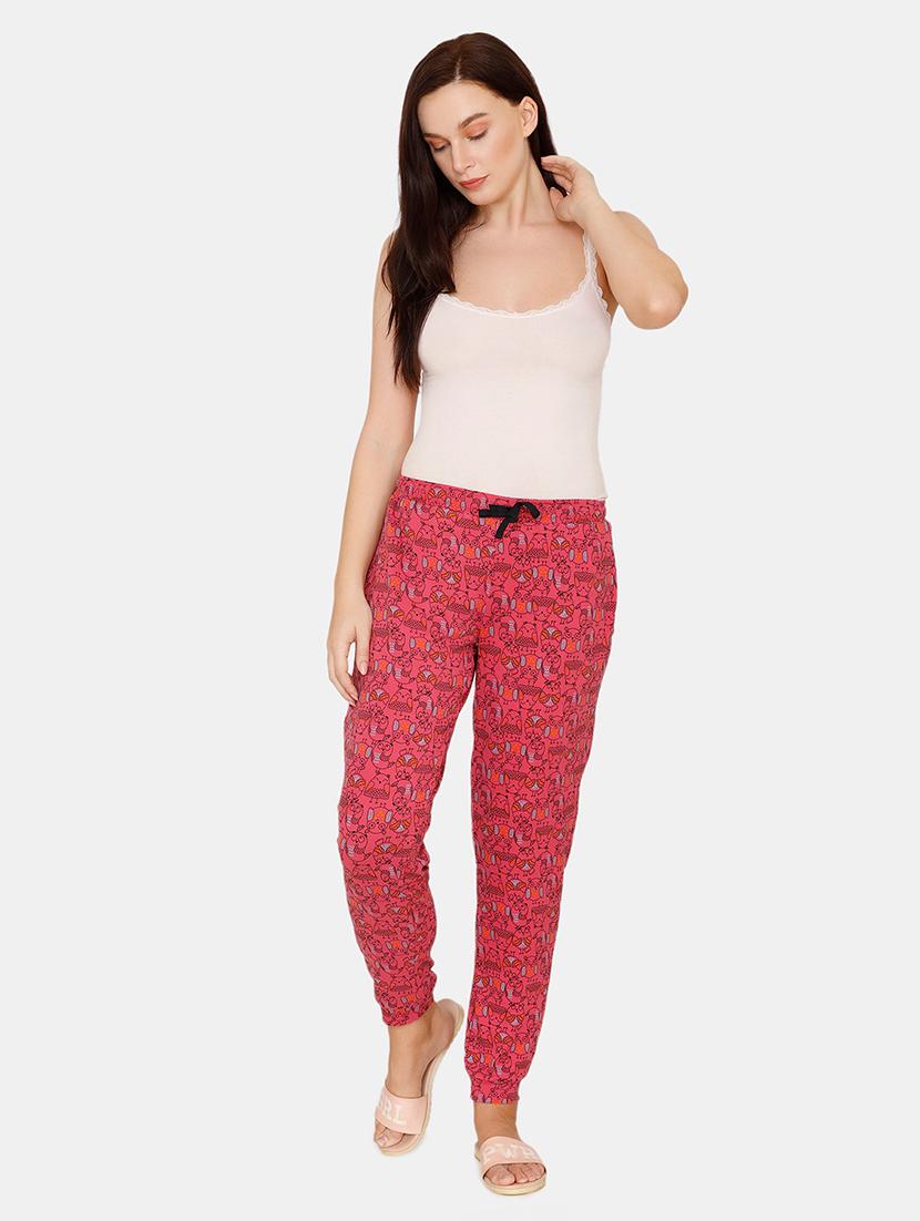 drawstring waist printed pajama - 17732650 - Zoom Image - 4