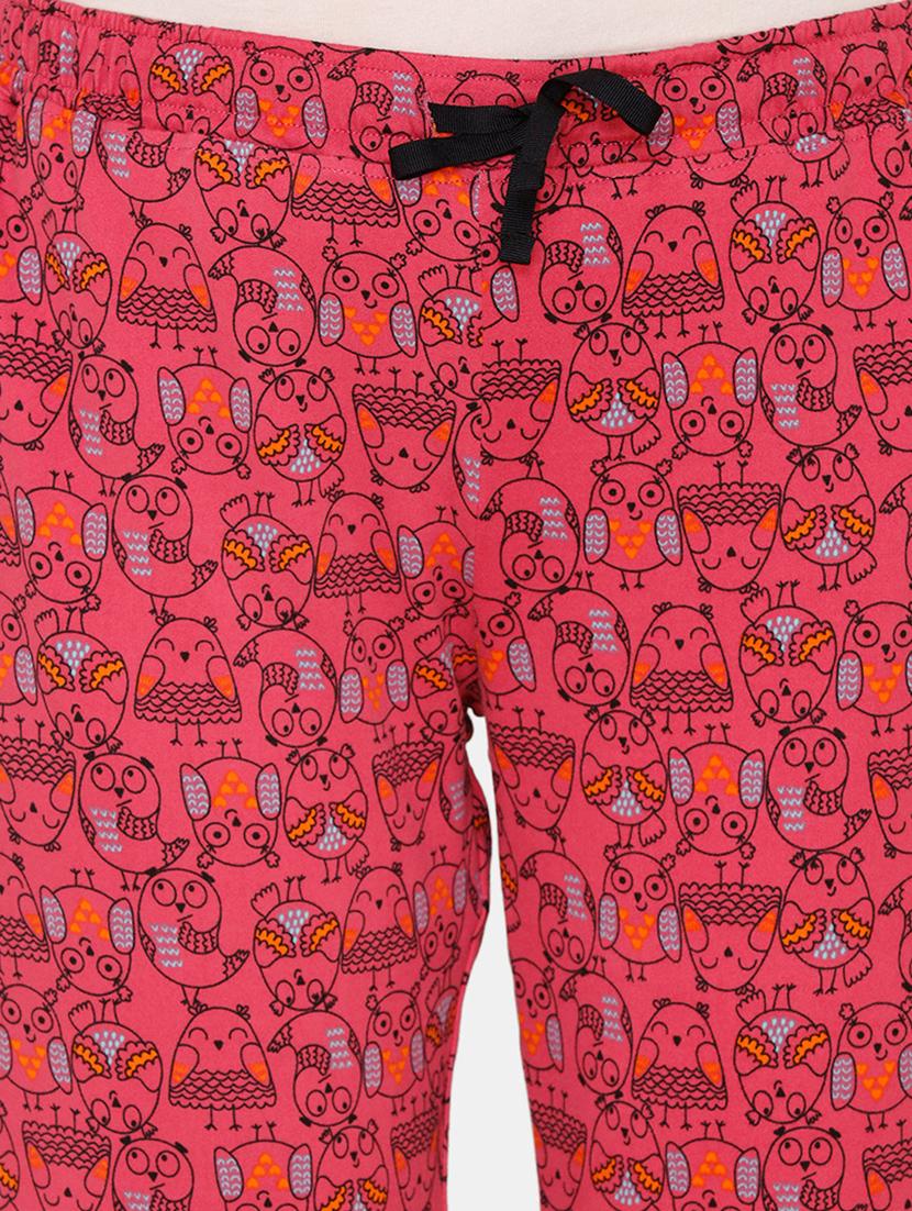 drawstring waist printed pajama - 17732650 - Zoom Image - 5