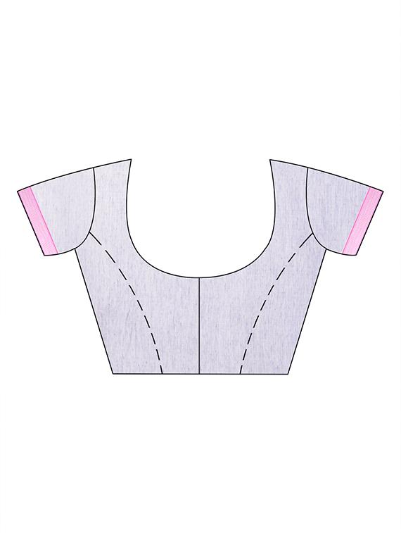 self design woven saree with blouse - 17732664 - Zoom Image - 3