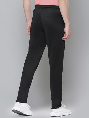 black solid full length track pant - 17732895 - Standard Image - 3