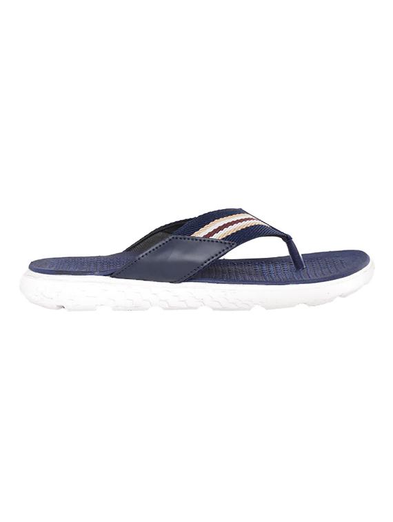 blue fabric slip on slippers - 17732919 - Zoom Image - 3