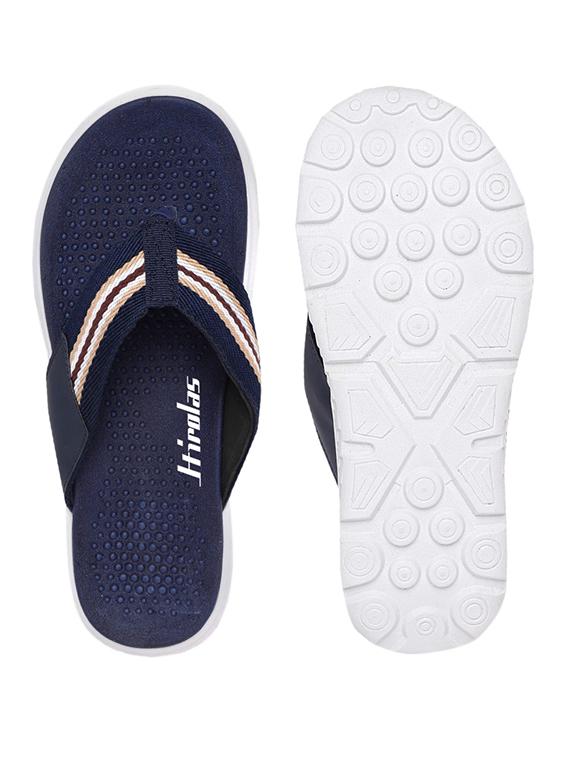 blue fabric slip on slippers - 17732919 - Zoom Image - 4