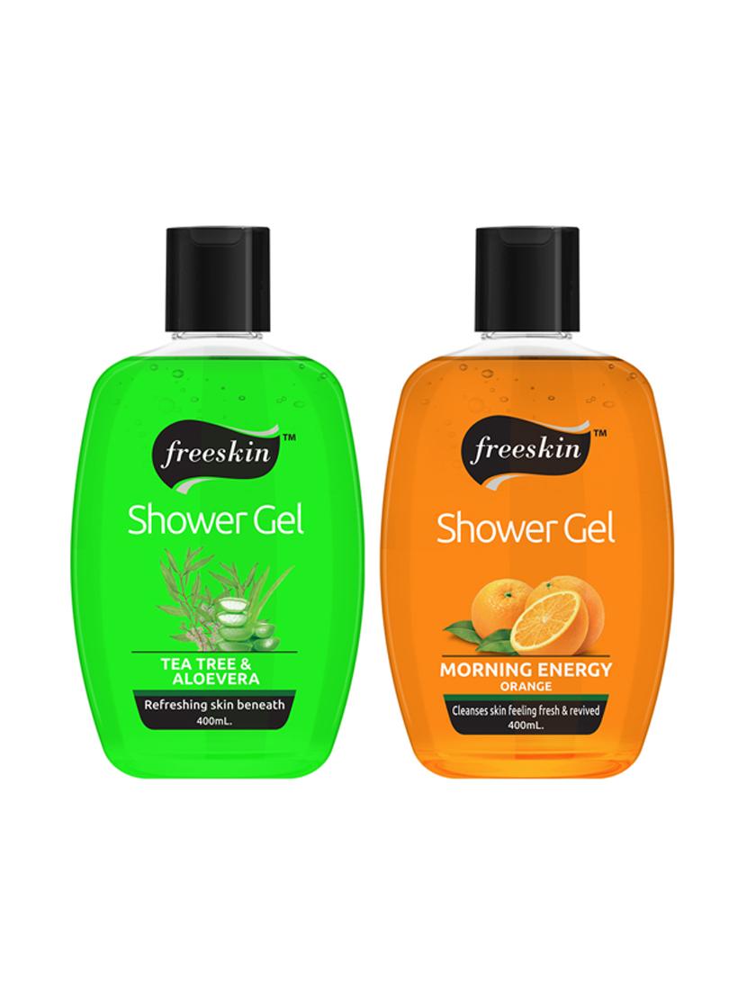 freeskin tea tree & orange shower gel, 400ml each, pack of 2 - 17733680 - Zoom Image - 1