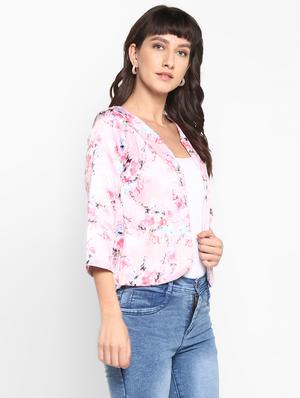 pink viscose jacket - 17733752 - Standard Image - 2